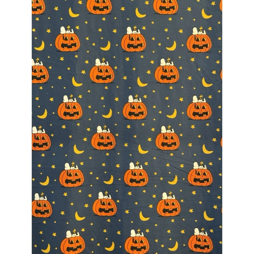 BERKSHIRE~Peanuts‎ Snoopy Pumpkin Twin Flat Sheet Bedding